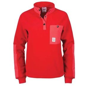 Topo designs red mountain fleece